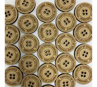 The Craft Place 25 x SANTA'S LOST BUTTON - CHRISTMAS EVE, TRADITION, STOCKING FILLER BULK