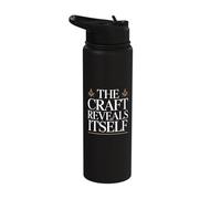 The Craft Reveals Itself Masonic Wisdom Stainless Steel Insulated Water Bottle