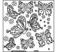 The Crafter's Workshop Butterflies Mini Template