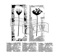 The Crafters Workshop TCW770S Stencil Wildflower Duet, Synthetic Material, 18 x 16 x 0.1 cm