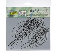 The Crafters Workshop TEMPLATES 6"X6" Jellyfish, One Size