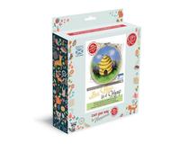 The Crafty Kit Co Beehive In A Hoop Needle Felting Kit