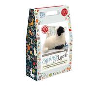 The Crafty Kit Co. Spring Lamb Needle Felting Kit - Includes