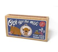 Och Aye The Moo Mini Matchbox Cross Stitch Craft Kit