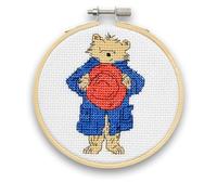 The Crafty Kit Company Embroidery Starter Kit & Mini Cross Stitch Kit - 'Paddington - Hello!' | Eco-Friendly DIY Craft Kit for Beginners & Experienced Stitchers - Handmade Gift for Adults & Kids
