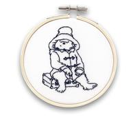 The Crafty Kit Company Embroidery Starter Kit & Mini Stitch Kit - 'Paddington - at The Train Station' | Eco-Friendly DIY Crafts for Beginners & Experienced Stitchers - Handmade Gift for Adults & Kids