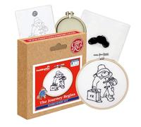 The Crafty Kit Company Embroidery Starter Kit & Mini Stitch Kit - Paddington The Journey Begins! | Eco-Friendly DIY Crafts for Beginners & Experienced Stitchers - Handmade Gift for Adults & Kids
