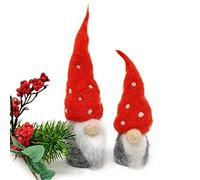 The Crafty Kit Company Nordic Gnomes Needle Felting Craft Kit for Beginners Including Corriedale Wool, Needles and Instructions