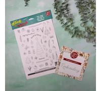 The Crafty Kit Festive Sampler Stick Stitch Embroidery Magic Paper