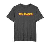 The Cramps T-Shirt Funny Text Tee T-Shirt, Men's Big and Tall, Dark Heather Grey, 3X Tall