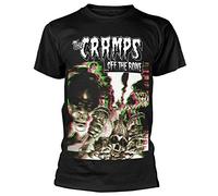 The Cramps T Shirt Off The Bone Mens Black Punk Rock Metal Tee