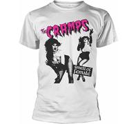 The Cramps T Shirt Smell of Mens White Punk Rock Metal Unisex White(Large)