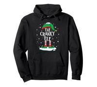 The Cranky Elf Christmas Family Matching Xmas Group Funny Pullover Hoodie