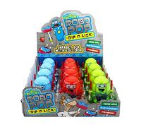 The Crazy Candy Factory - Robo Pop Dip 'n' Lick Lollipop Dipper (12 x 40g)