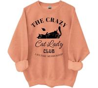 The Crazy Cat Lady Club Sweatshirt Crazy Cat Lady Sweatshirt Crazy Cat Lady Shirt Women Cat Lover Sweatshirts