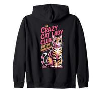 The Crazy Cat Lady Club Zip Hoodie
