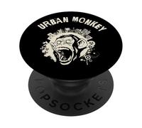 The crazy city monkeys are loud PopSockets Adhesive PopGrip