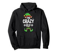 The Crazy Elf Party Family Group Matching X-Mas Saying Pullover Hoodie
