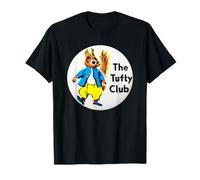 The Crazy Hippo Retro Vintage 1970's Tufty Club Black Cartoon T Back Tank Top