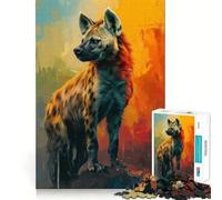 The Crazy Hyena Jigsaw Puzzles for Adults 1000 Piece Memory Boost Cozy Time Pattern Assembly Santa Wish List (38x52cm)