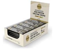 The Creatine Collective vegan creatine energy bar, pack of 10, gluten free chocolate vegan bar 5g creatine 10g protein snack bar, Handmade in the UK (10, Chocolate)