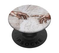 The Creation of Adam by Michelangelo (1512) PopSockets Adhesive PopGrip