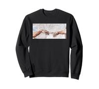 The Creation of Adam by Michelangelo (1512) Sweatshirt