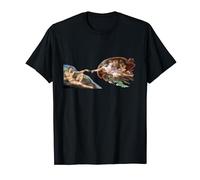 The Creation of Adam Painting by Michelangelo T-Shirt