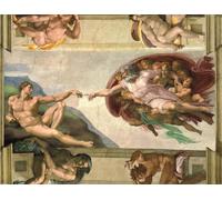 The Creation of Adam - Sistine Chapel Ceiling - Michelangelo 1000 Piece Jigsaw Puzzle