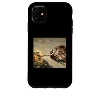 The Creation of Cats - Michelangelo Inspired Parody Art Case for iPhone 11