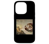 The Creation of Cats - Michelangelo Inspired Parody Art Case for iPhone 14 Pro