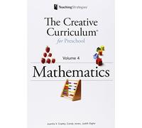 The Creative Curriculum for Preschool, 5th edition * The Foundation * Interest Areas * Literacy * Mathematics *Objectives for Development & Learning * Volume 1 - 5 C. Heroman, D. Trister Dodge, K. Berke, T. Bickart, L. Colker, C. Jones, J. Copley