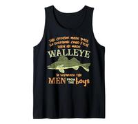 The Creator Made Bass and Walleye to Separate Men from Boys Tank Top