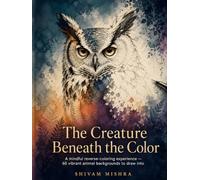 The Creature Beneath the Color: 60 vibrant animal scenes for mindful tracing, stress relief, and intuitive drawing