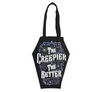 The Creepier the Better Coffin Shaped Tote Bag - Gothic Statement Accessory