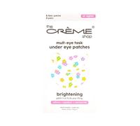 The Crème Shop Multi-Eye-Task Under Eye Patches, Korean Skincare, Vitamin C, Hyaluronic Acid, Pack of 3