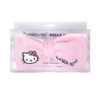 The Crème Shop x Hello Kitty Plush Spa Headband, Headband for Washing Face, Skincare Headbands, Headbands for Women (Sweet Stripes)