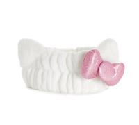 The Crème Shop x Hello Kitty Y2K Plush Spa Headband, Spa Headband for Washing Face, Skincare Headbands, Soft & Fluffy Headbands for Women, Cruelty-Free & Vegan (Bling Bling)