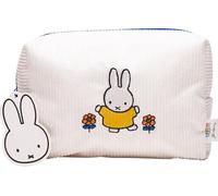 The Crème Shop x Miffy Perfect Travel Makeup Bag, Cute Zipper Pouch, Spacious, Durable, Lightweight Cosmetic Organizer, Official Miffy Design, with Hang Tag & Printed Label