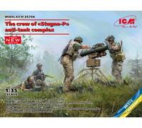 The Crew of Stugna-P Anti-tank Complex (100% New Molds) 1:35 Plastic Model Kit