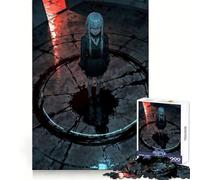 The Crimson Summoner - Dark Ritual Girl Teenagers 1000 Piece Jigsaw Puzzle Think Smart Toy Bonding Time Smooth Cut Santa Wish List (38x52cm)