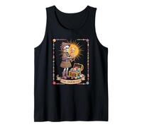 The Crocheter Tarot Card Features A Spooky Yarn Crafter Tank Top
