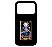 The Crocheter Tarot Card Funny Gothic Skeleton Yarn Lover Case for iPhone 17 Pro