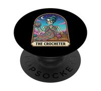 The Crocheter Tarot Card PopSockets Adhesive PopGrip