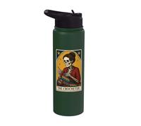 The Crocheter Tarot Card Stainless Steel Insulated Water Bottle