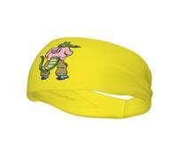 The Crocodile Headed Man in Fashionable Clothes Headbands Men Women Non Slip Wicking Sports Sweatband for Gym Basketball Yoga Hairbands