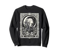 The Crone Tarot Card Goth Wiccan Pagan Triple Goddess Sweatshirt