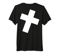 The Cross Angle, Bold Tilted Cross, Gospel Perspective Gear Premium T-Shirt