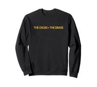 The Cross The Grave Victory Over Death Christian Faith Sweatshirt