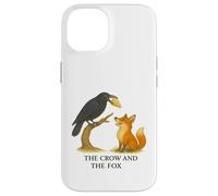 The Crow and the Fox Aesop’s Fable on Flattery and Cunning Case for iPhone 14